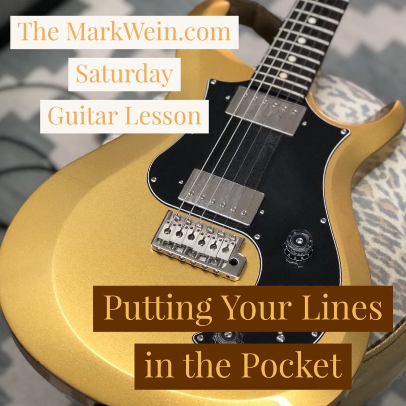 Putting Your Lines in the Pocket