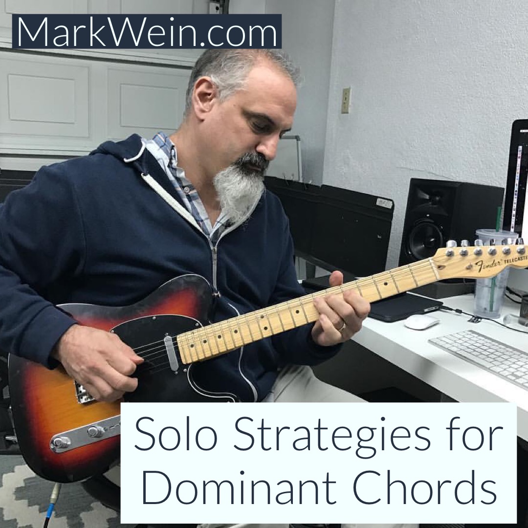Solo strategies for Dominant chords