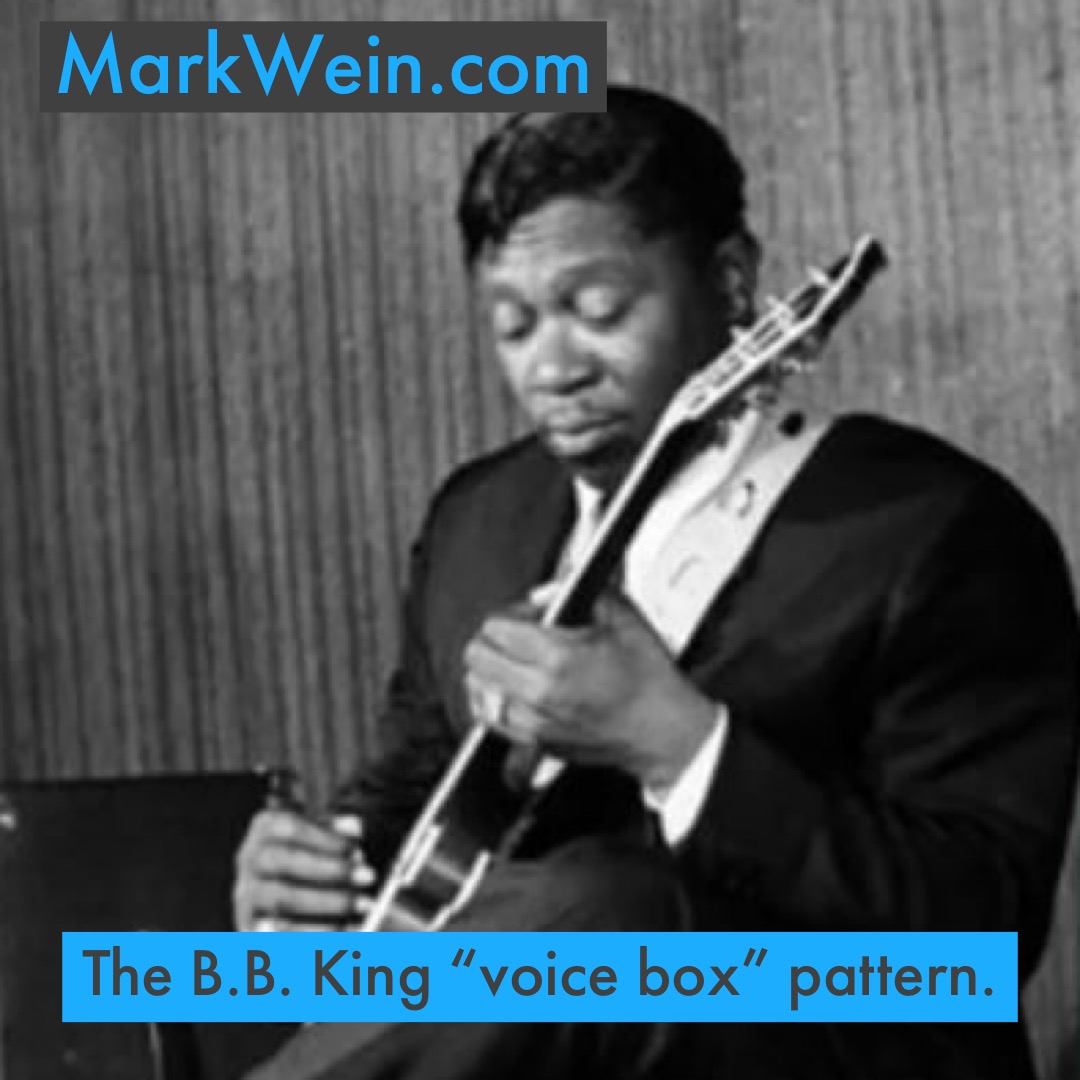 The B.B. King "Voice Box" pattern.