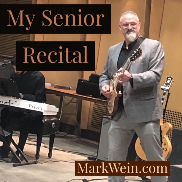 My Senior Recital.